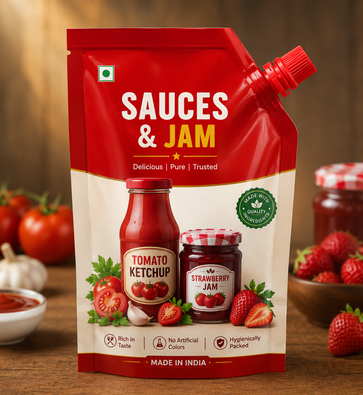 Sauces and Jam Packaging